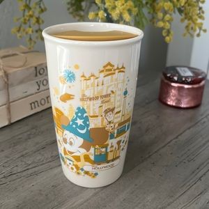 50th ANNIVERSARY NEW DISNEY WORLD HOLLYWOOD STUDIOS CERAMIC TUMBLER